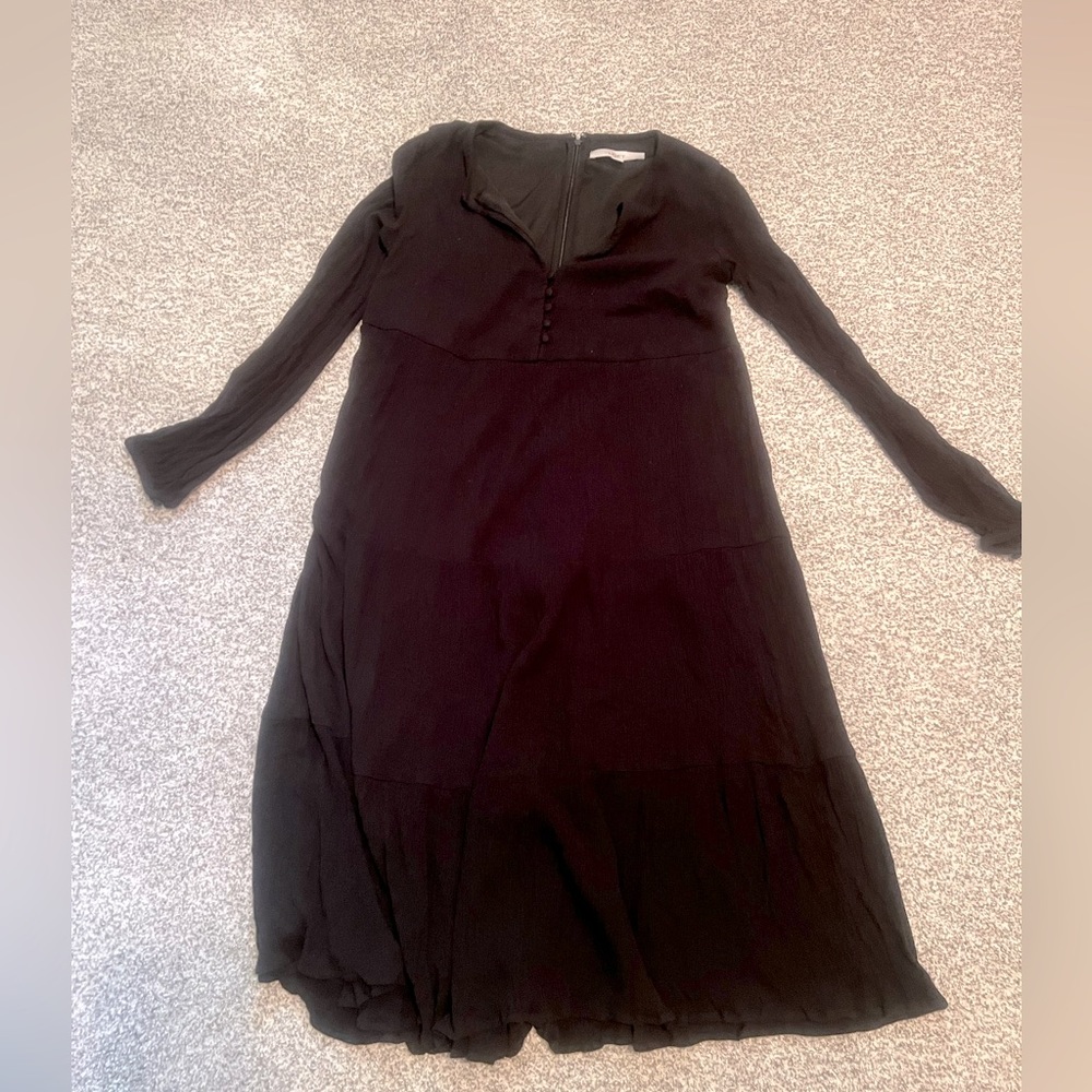 LOFT Tiered Midi dress